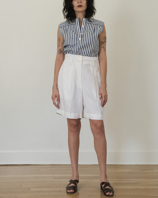 DKNY LINEN TROUSER SHORTS