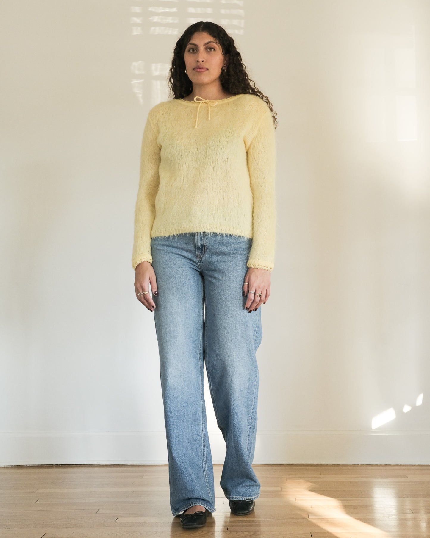 60s mohair pullover sweater