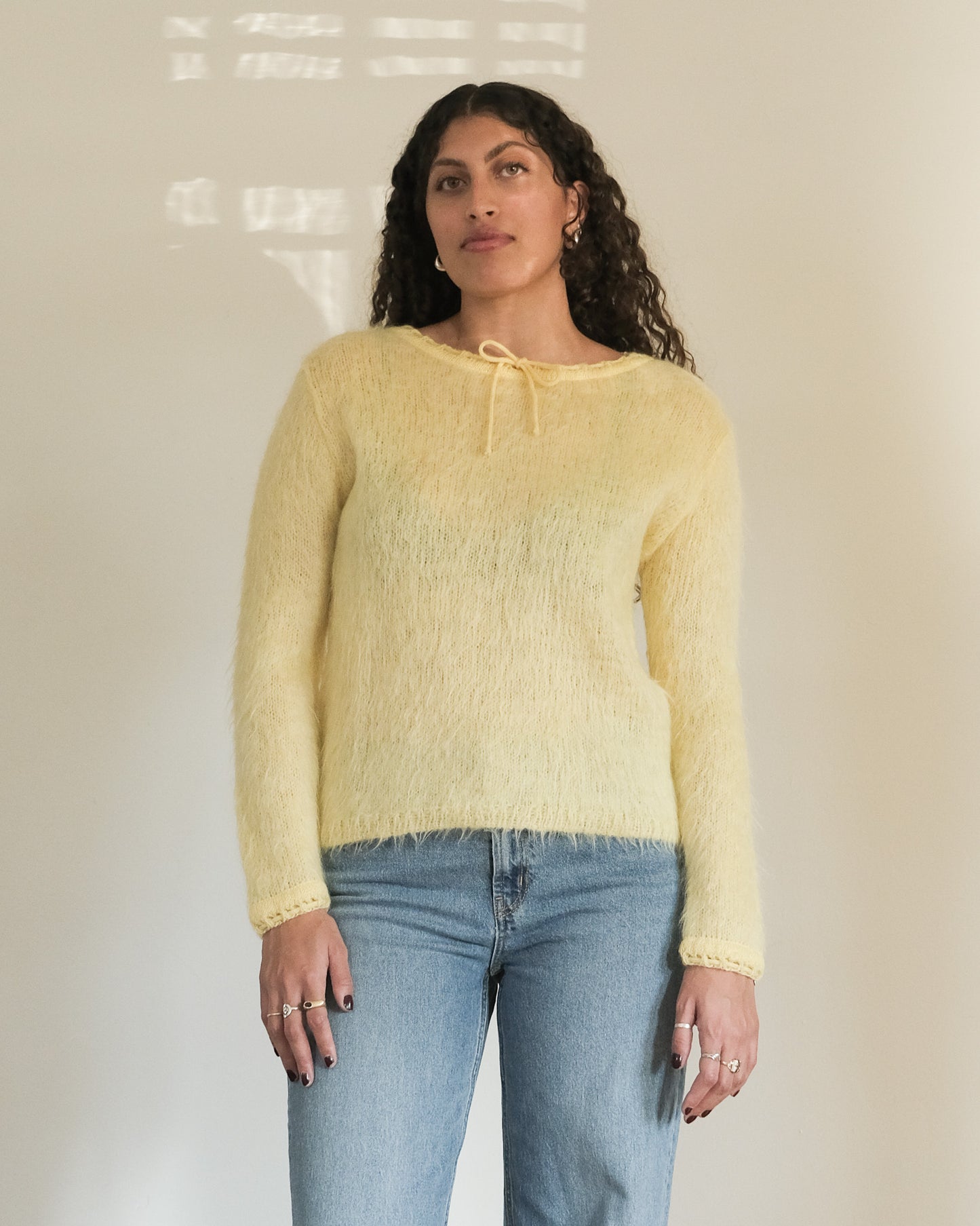 60s mohair pullover sweater