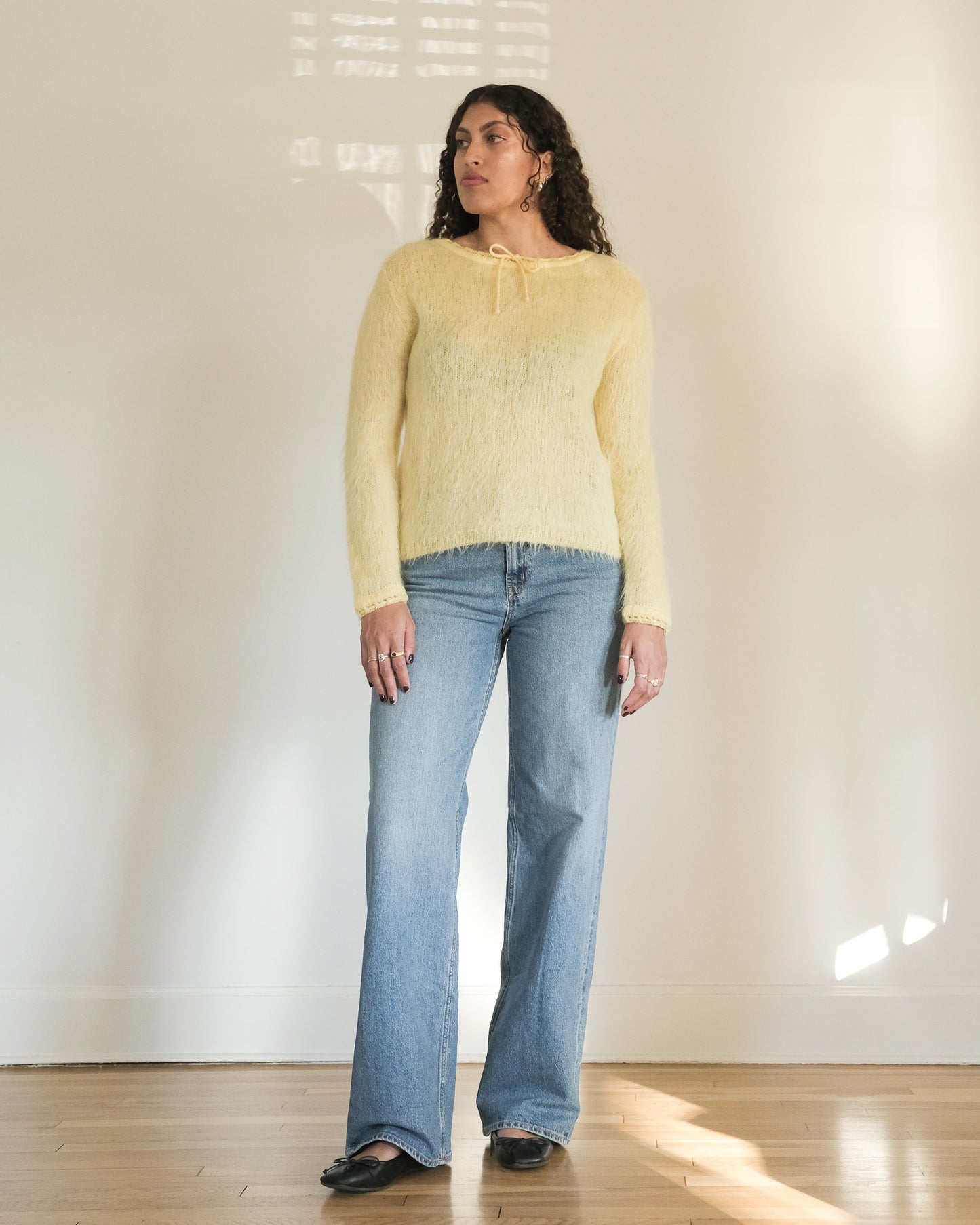 60s mohair pullover sweater