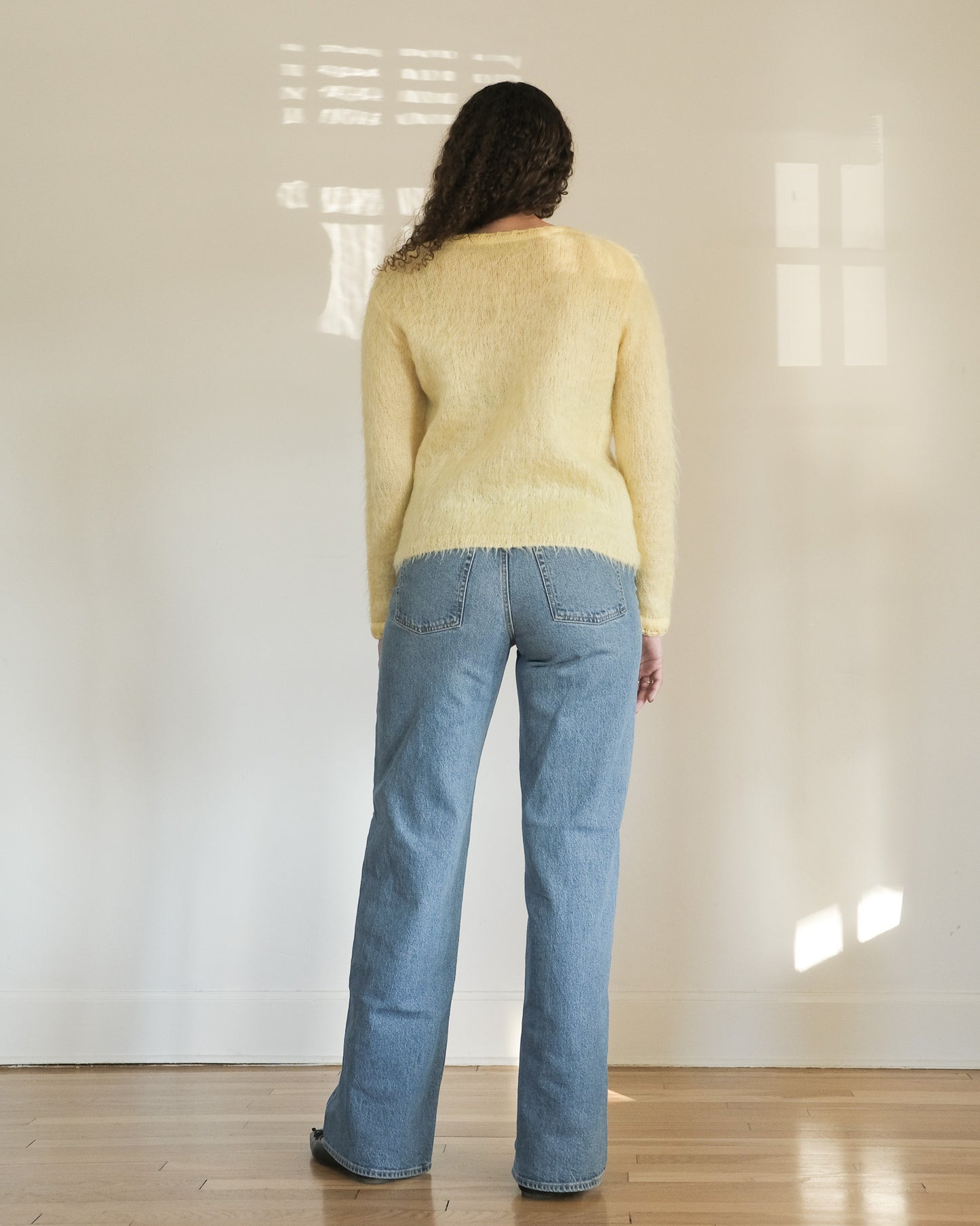 60s mohair pullover sweater