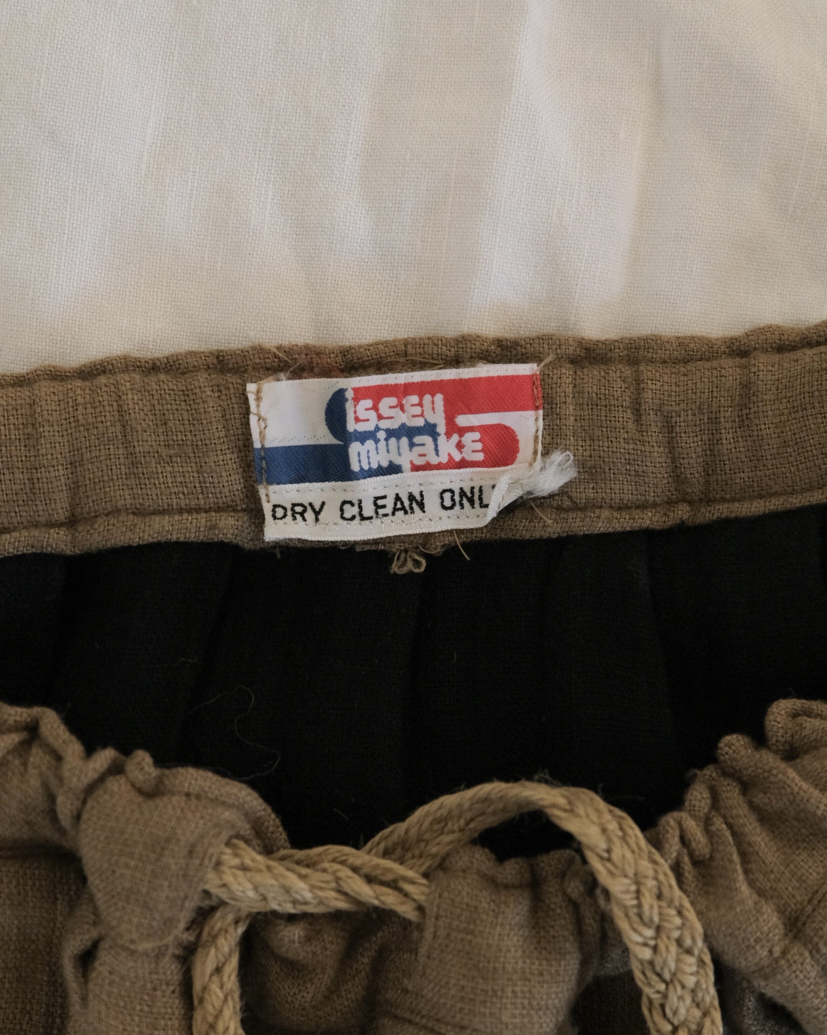70s Issey Miyake drawstring skirt – deep end vintage