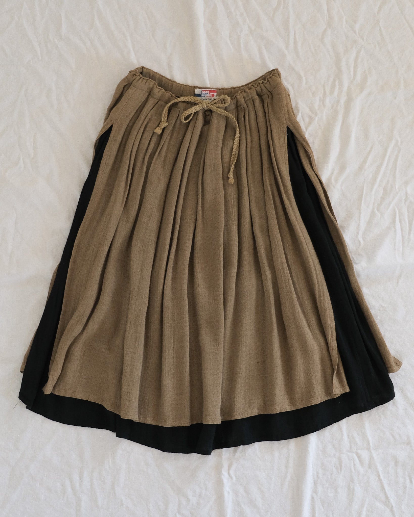 70s Issey Miyake drawstring skirt – deep end vintage