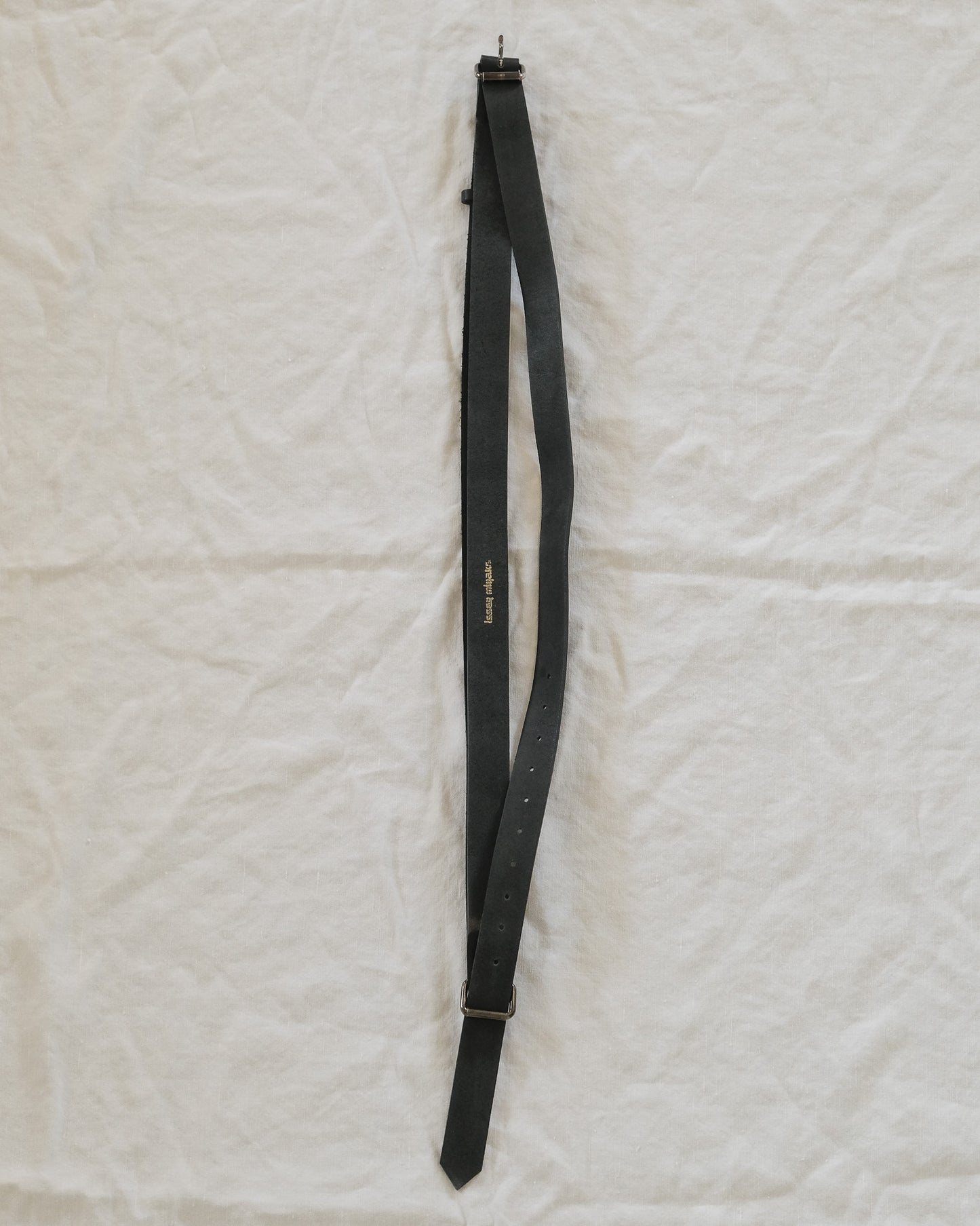 80s Issey Miyake leather belt