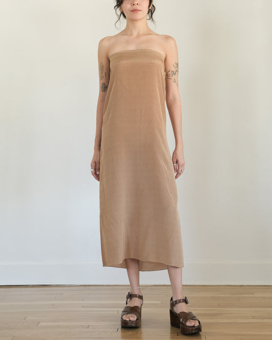 Calvin Klein silk tube dress