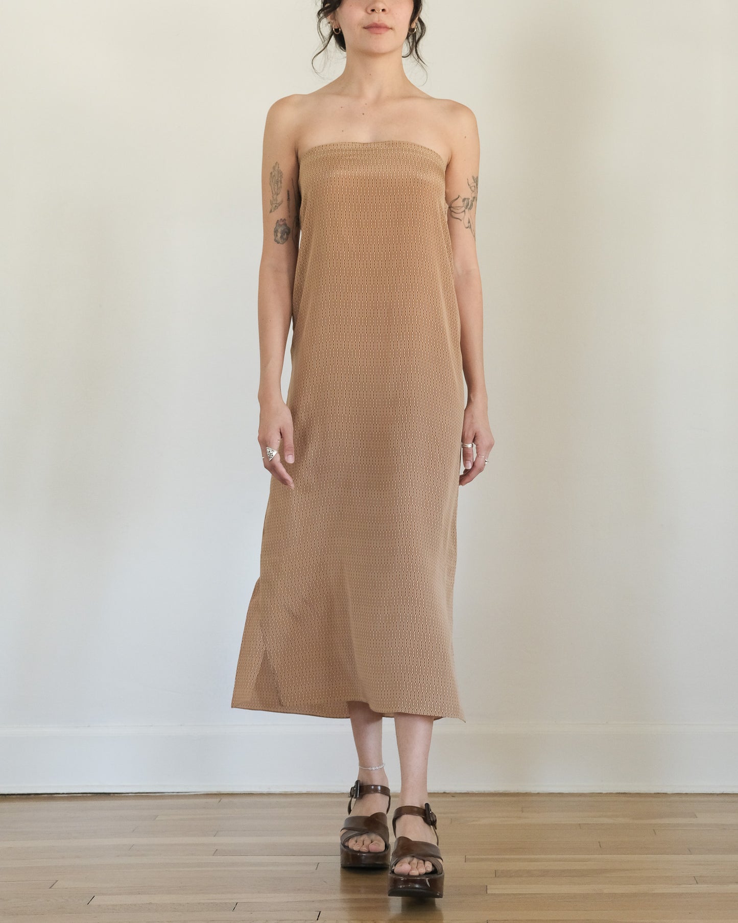 Calvin Klein silk tube dress