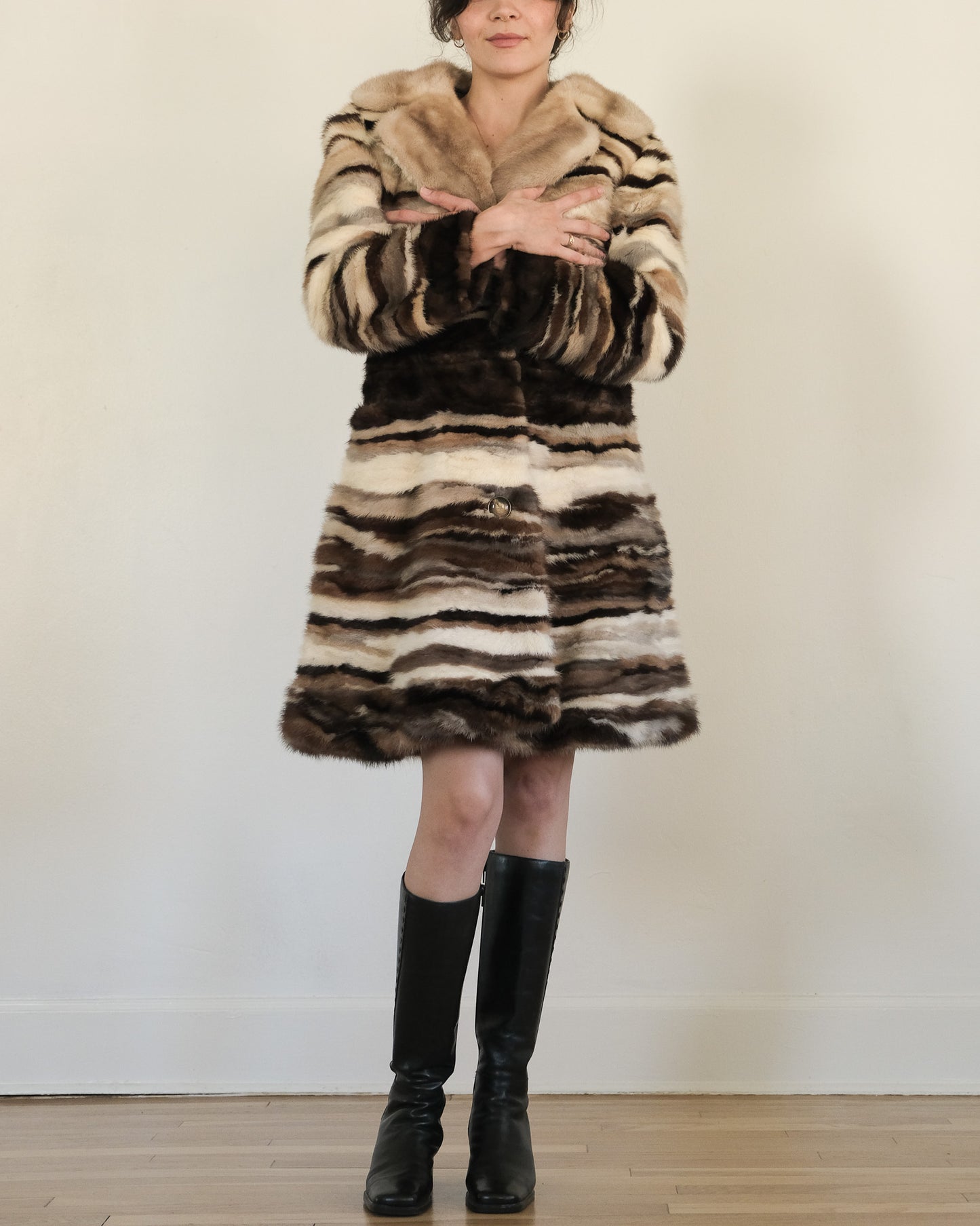 CONVERTIBLE FUR COAT