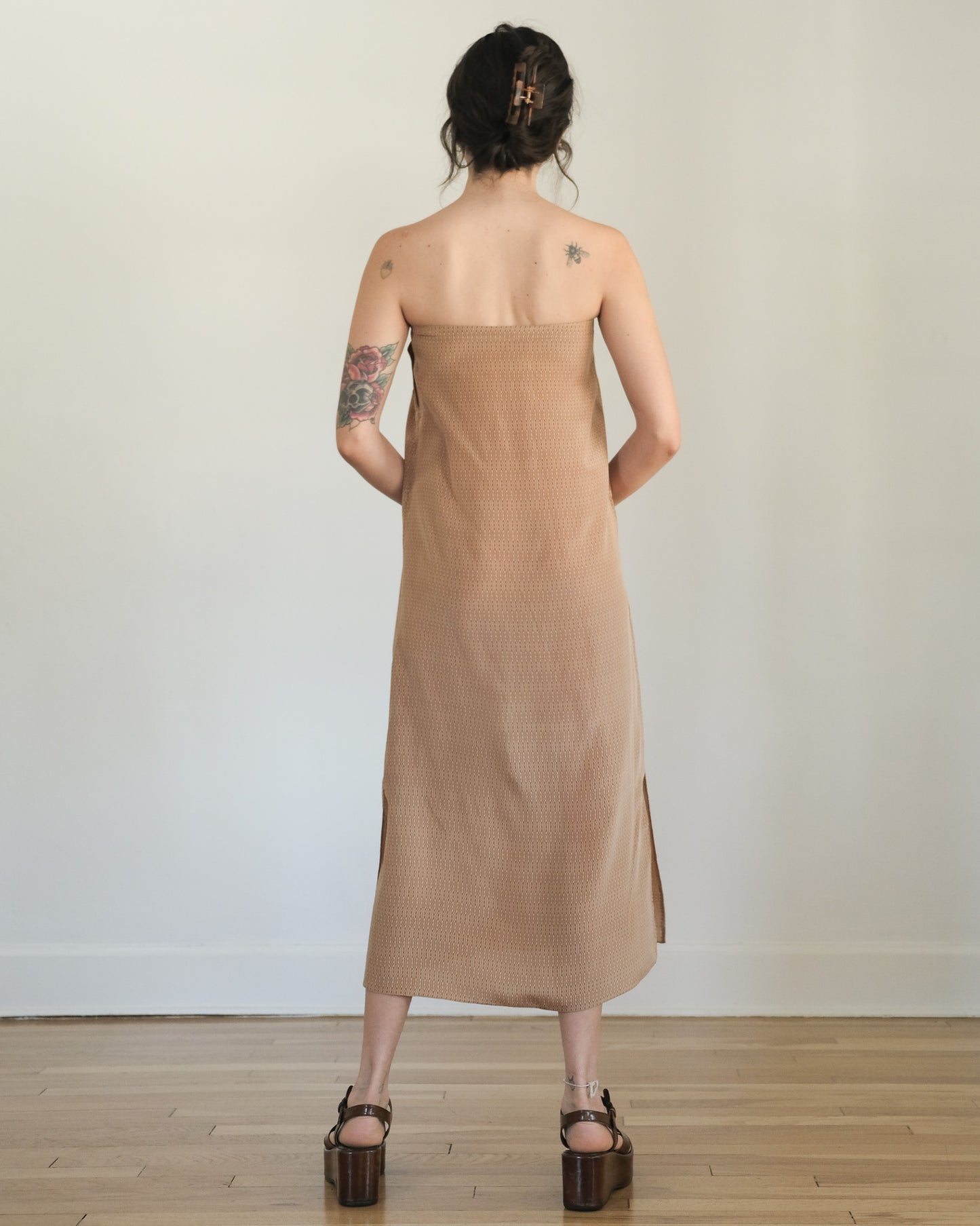 Calvin Klein silk tube dress