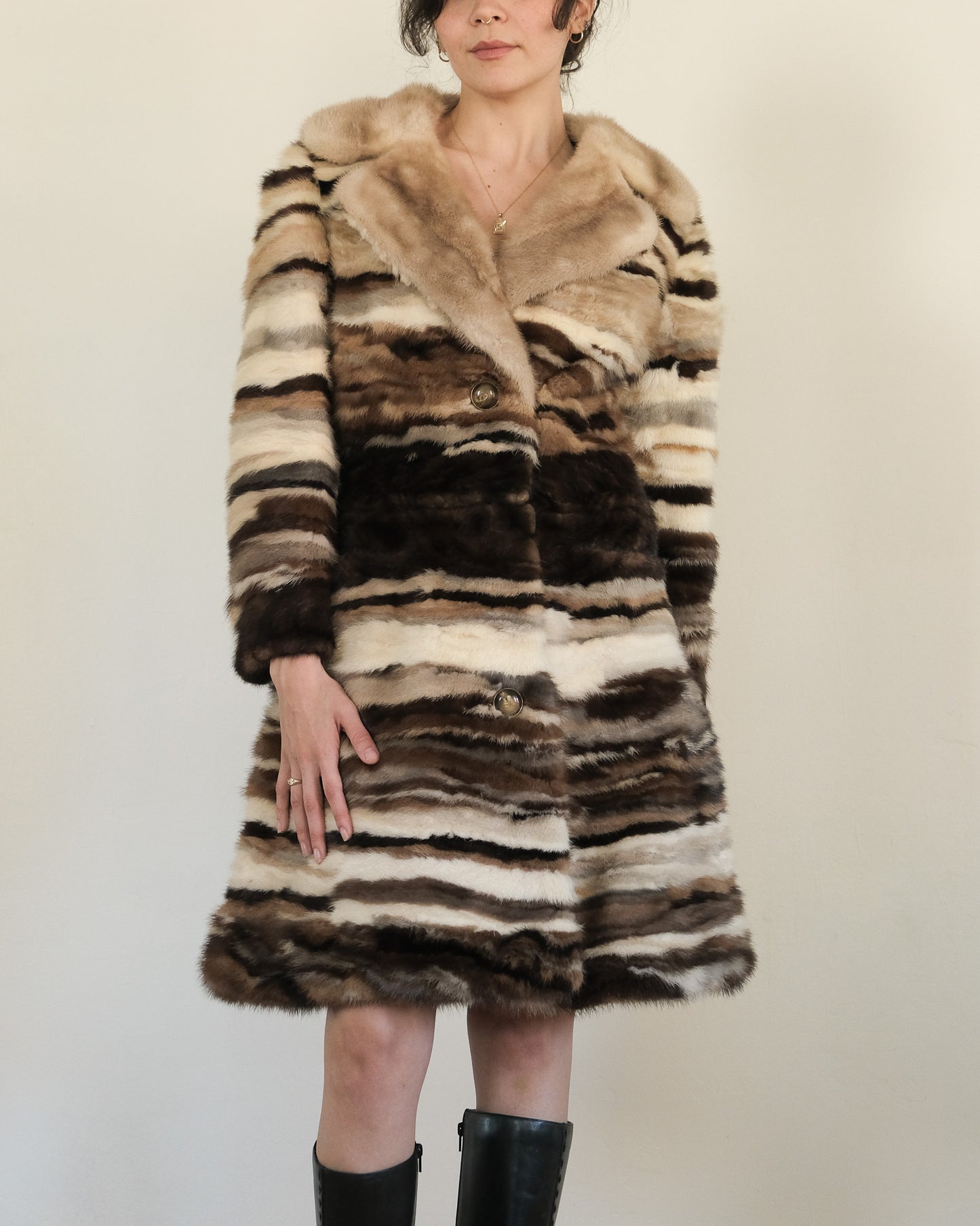 CONVERTIBLE FUR COAT