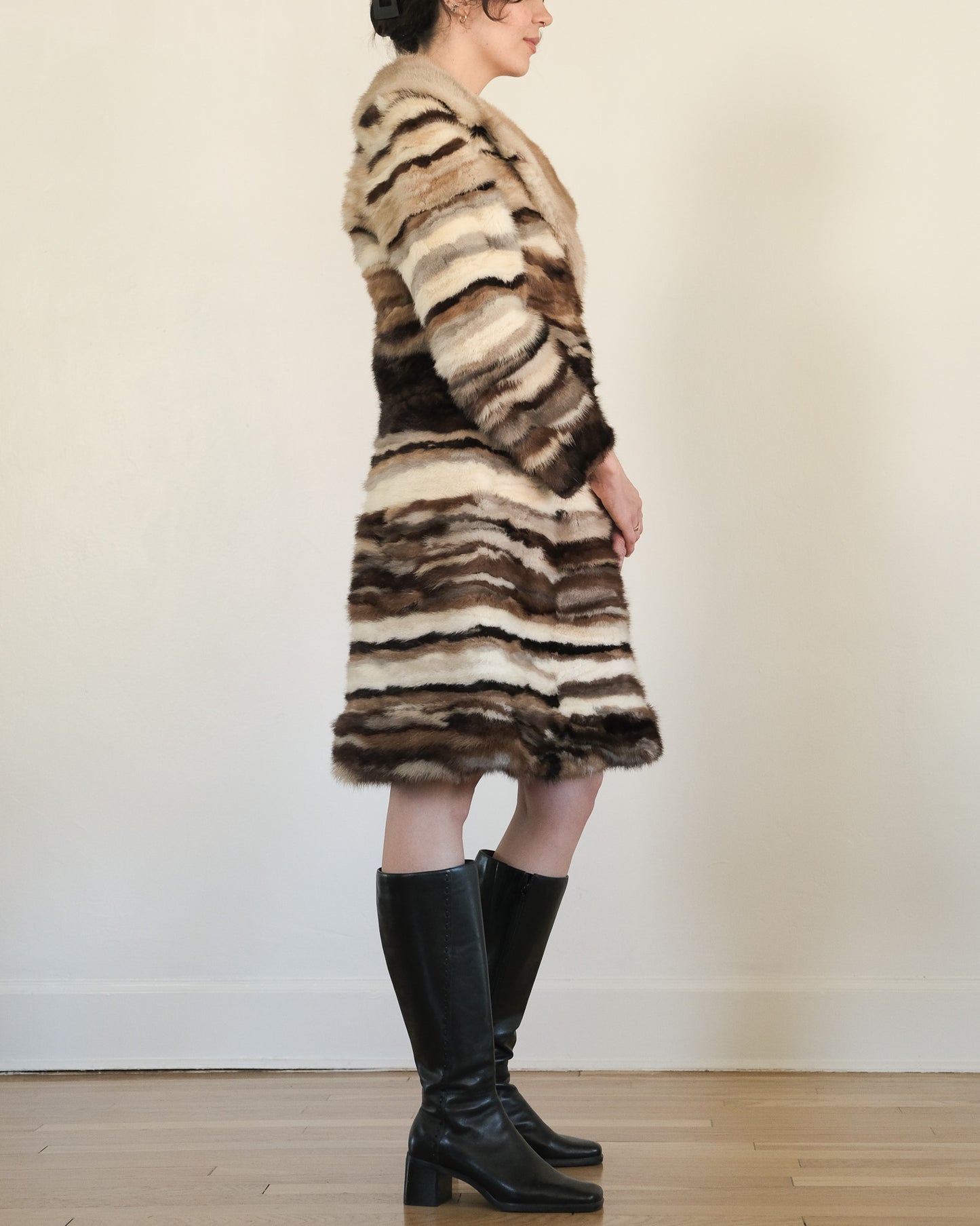 CONVERTIBLE FUR COAT