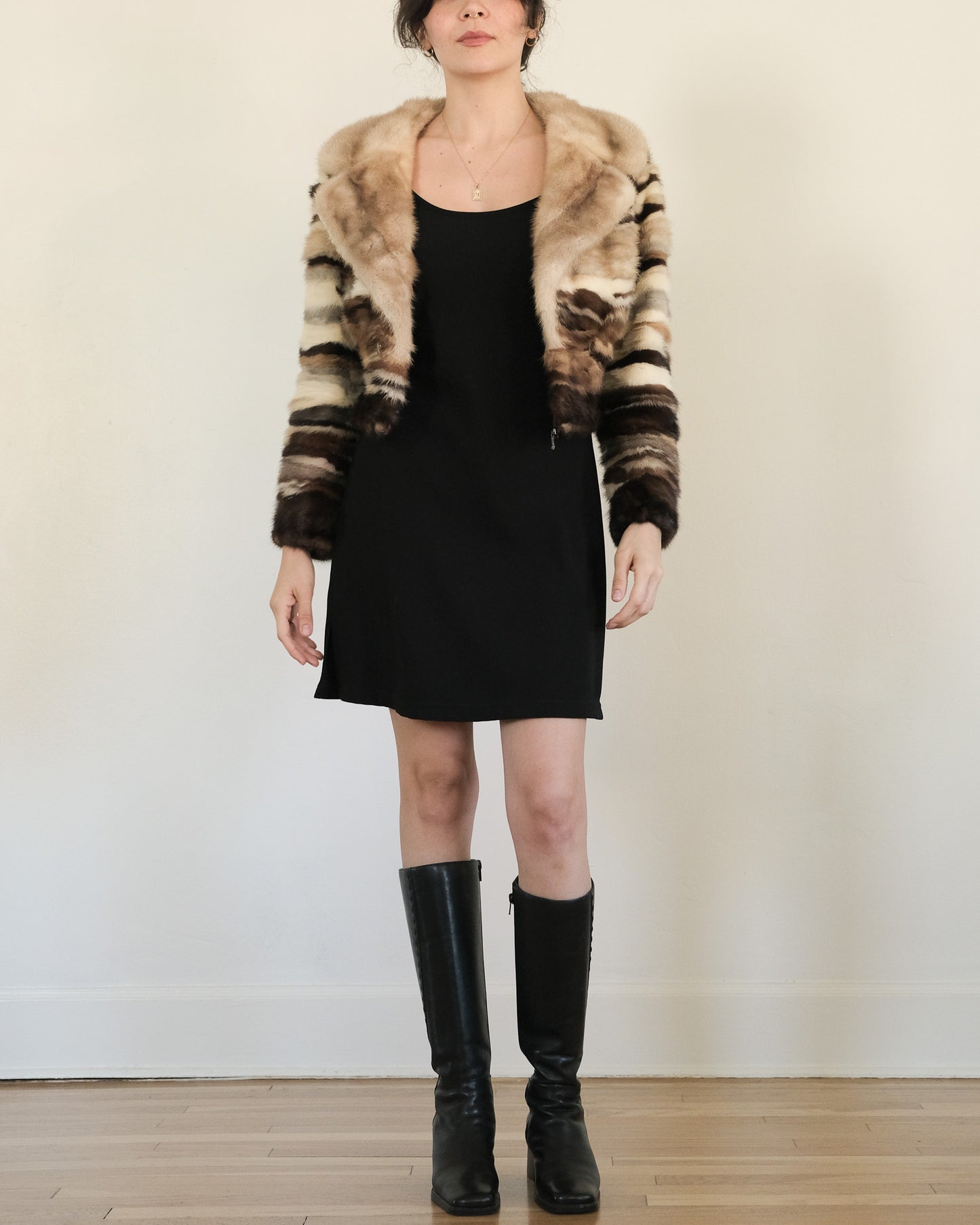 CONVERTIBLE FUR COAT