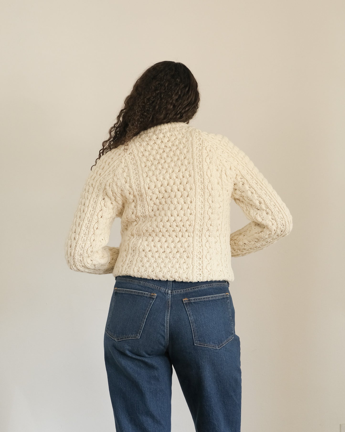 80s J Crew deadstock fisherman sweater