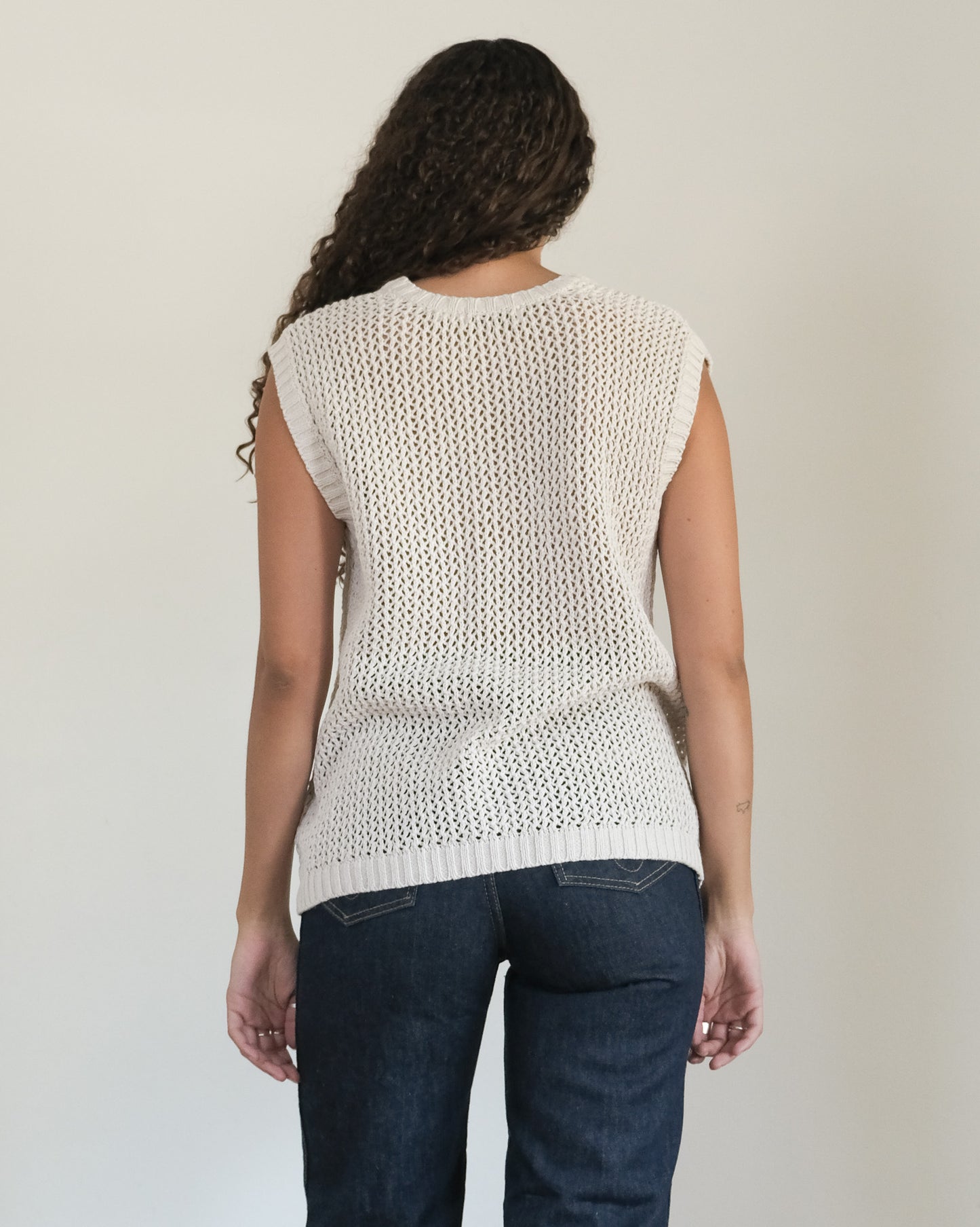 Liz Claiborne linen knit vest