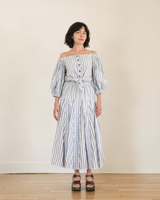 90s Jan Barboglio cotton skirt set