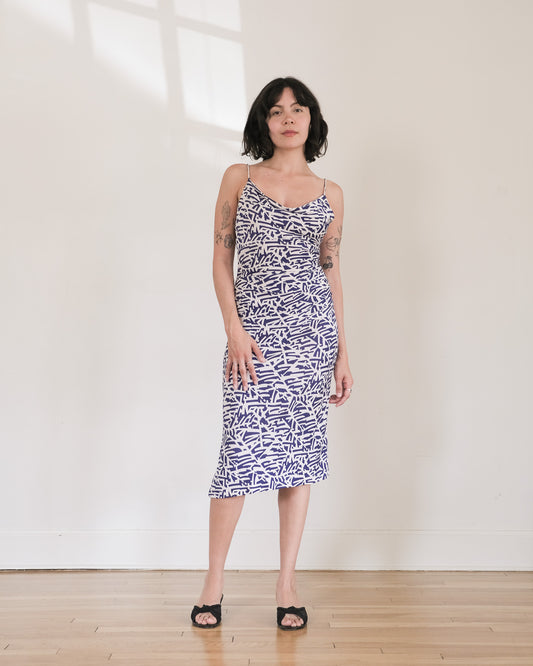 y2k Diane von Furstenberg silk jersey midi dress
