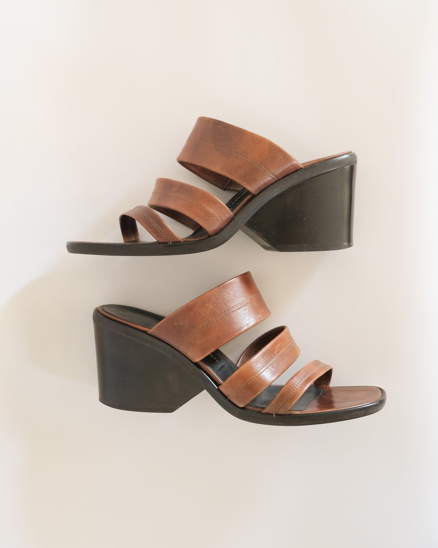 Donna Karan wedge sandals (8.5-9)