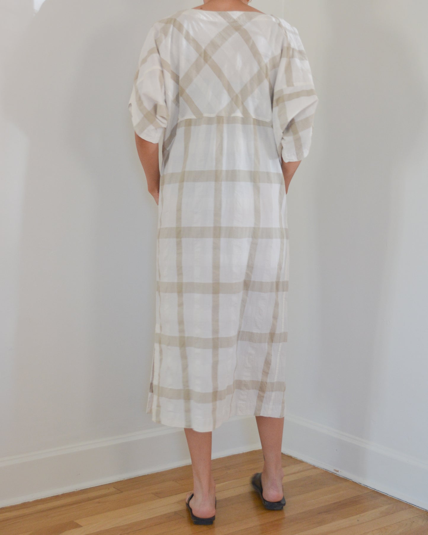 80s ISSEY MIYAKE COTTON DRESS